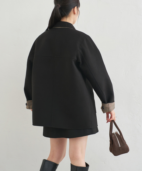 【完売】Spick & Span スーパーリノカーディジャケット◆新品未使用 Spick＆Span アウター オーバーサイズニットジャケット