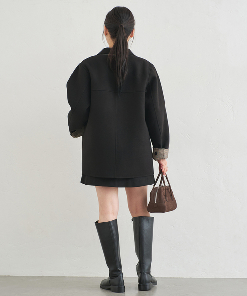 リバーシブルオーバーダブルジャケット（その他アウター）｜U by