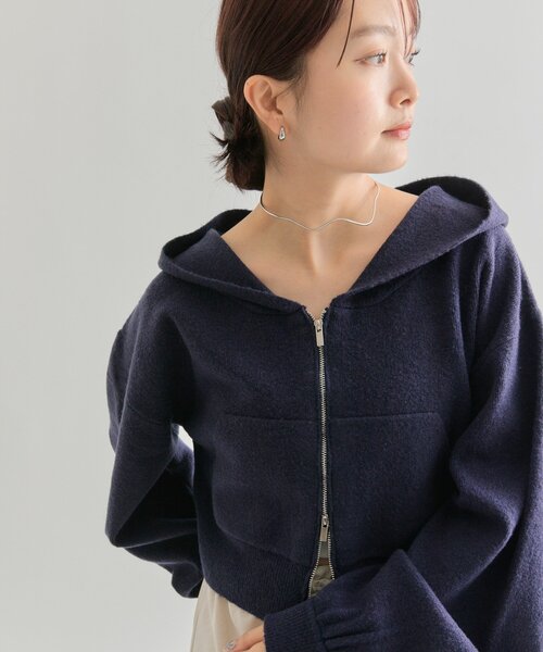 フーディーニットパーカー（パーカー）｜mystic（ミスティック