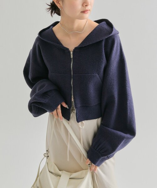 フーディーニットパーカー（パーカー）｜mystic（ミスティック