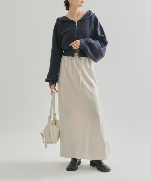 フーディーニットパーカー（パーカー）｜mystic（ミスティック