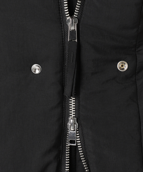 JOURNAL STANDARD（ジャーナルスタンダード）の「ビッグカラーダウンジャケット（ダウンジャケット/コート・レディース・ベージュ/ブラック・FREE）」の3枚目の写真