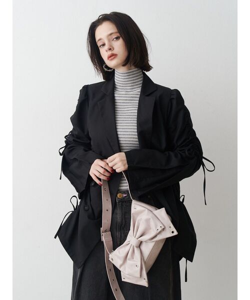 jouetie（ジュエティ）の「ベーシックカラーハイネックニット タートルネック（ニット/セーター・レディース・アイボリー/ブラック/ブルー/その他1/その他2/レッド/ピンク・MEDIUM）」の15枚目の写真