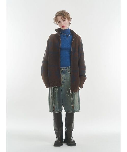 jouetie（ジュエティ）の「ベーシックカラーハイネックニット タートルネック（ニット/セーター・レディース・アイボリー/ブラック/ブルー/その他1/その他2/レッド/ピンク・MEDIUM）」の13枚目の写真