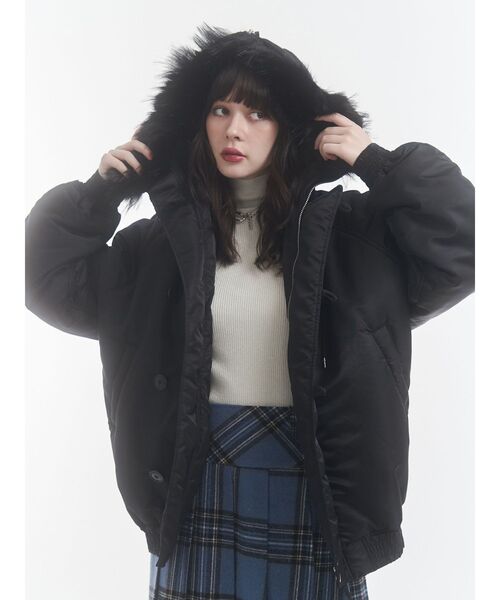 jouetie（ジュエティ）の「ベーシックカラーハイネックニット タートルネック（ニット/セーター・レディース・アイボリー/ブラック/ブルー/その他1/その他2/レッド/ピンク・MEDIUM）」の21枚目の写真