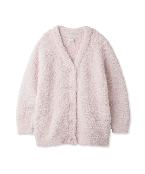 gelato pique(ジェラートピケ)の「ベーシックジェラートカーディガン(ルームウェア/パジャマ・レディース・ベージュ/ネイビー/ピンク・F)」の4枚目の写真