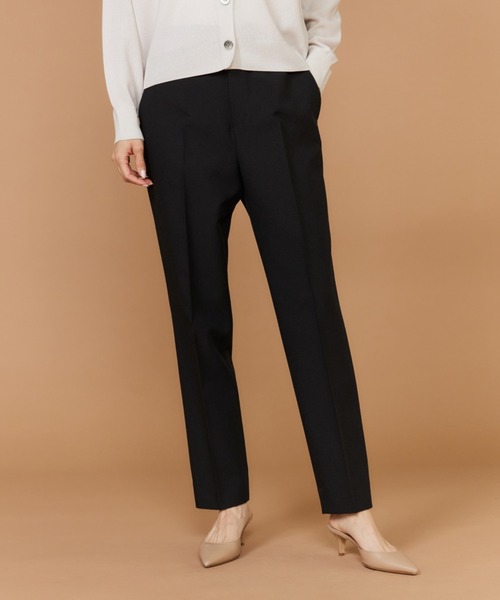 INED(イネド)の「【美脚が叶う!】2026NEW 美脚テーパードパンツ(その他パンツ・レディース・ブラック/オフホワイト/サンドグレー/ネイビー・5号/7号/9号/11号)」の3枚目の写真