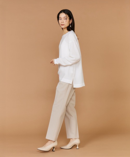 INED(イネド)の「【美脚が叶う!】2026NEW 美脚テーパードパンツ(その他パンツ・レディース・ブラック/オフホワイト/サンドグレー/ネイビー・5号/7号/9号/11号)」の9枚目の写真