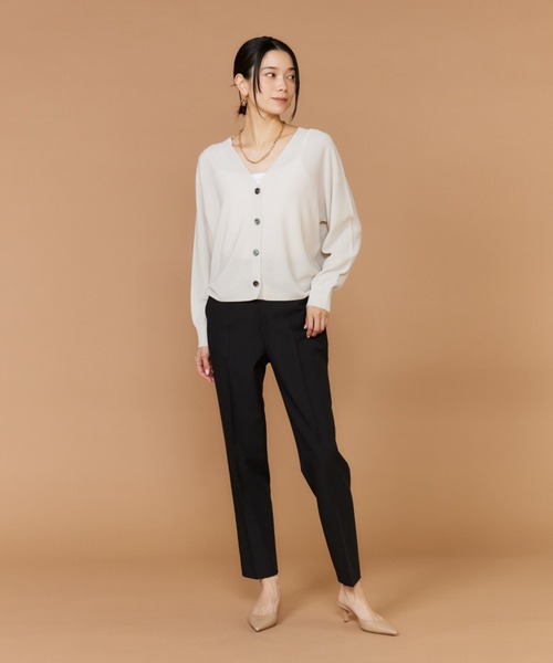 INED(イネド)の「【美脚が叶う!】2026NEW 美脚テーパードパンツ(その他パンツ・レディース・ブラック/オフホワイト/サンドグレー/ネイビー・5号/7号/9号/11号)」の11枚目の写真