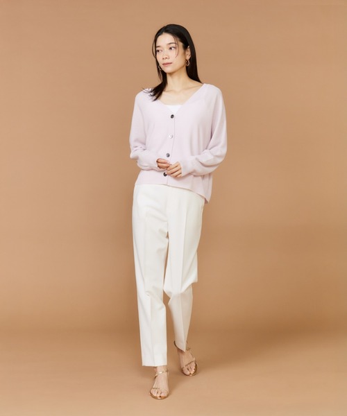 INED(イネド)の「【美脚が叶う!】2026NEW 美脚テーパードパンツ(その他パンツ・レディース・ブラック/オフホワイト/サンドグレー/ネイビー・5号/7号/9号/11号)」の15枚目の写真