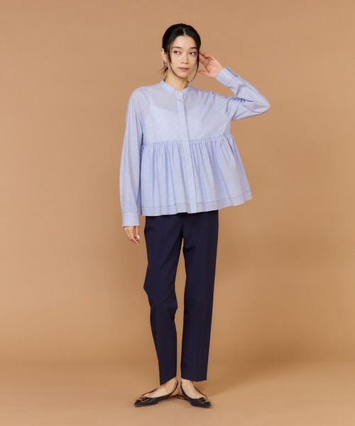 INED(イネド)の「【美脚が叶う!】2026NEW 美脚テーパードパンツ(その他パンツ・レディース・ブラック/オフホワイト/サンドグレー/ネイビー・5号/7号/9号/11号)」の18枚目の写真