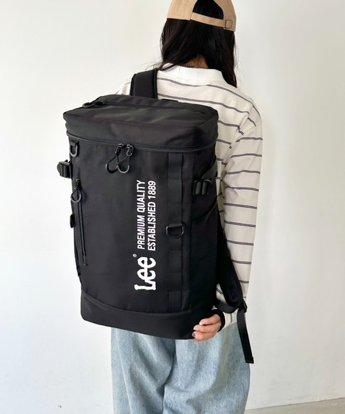 Lee/リー 撥水 BOX リュック/デイパック/ロゴプリント/容量 約25