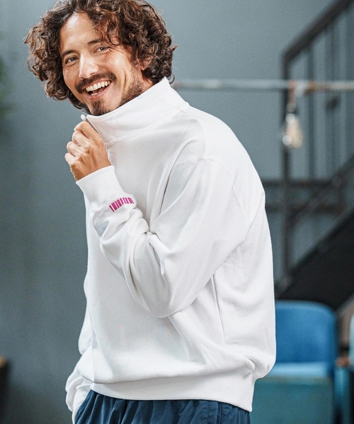 msw1752-Half Zip Sweat Pullover ハーフジップスウェットプルオーバー