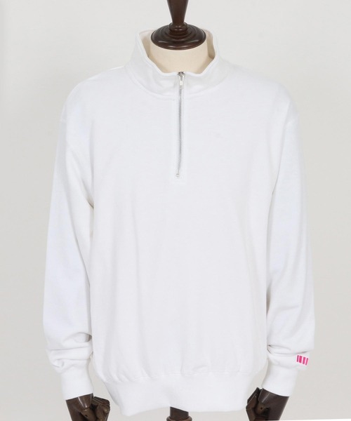 Eve harapeco HalfZip Sweat - ホワイト Mサイズ HalfZip Sweat - ホワイト | harapeco Store