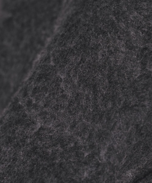 ERAR(エラー)の「【ERAR】起毛フェザーロゴ刺繍ロングアームショート丈ロールアップニット(ニット/セーター・メンズ・チャコール/ブラック・XL/L/M/S)」の8枚目の写真