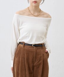 SHENERY | ベーシックオフショルカットソー(Tシャツ/カットソー)
