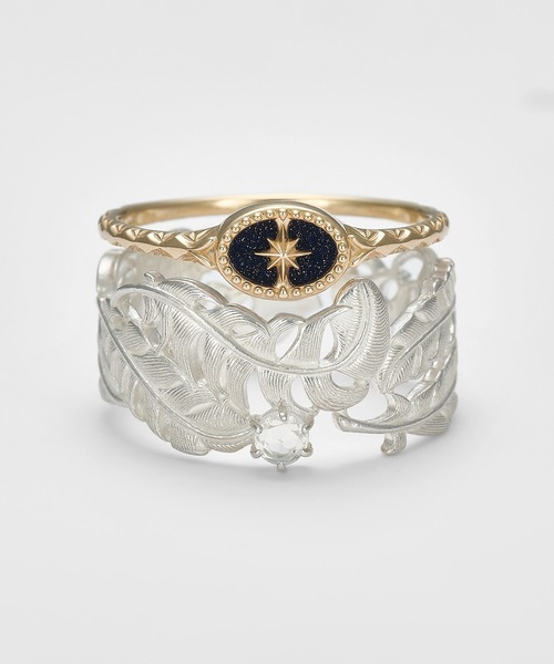 Limited Edition K10紫金石／シルバートパーズセットリング Limited Edition》K10紫金石／シルバートパーズセットリング（リング