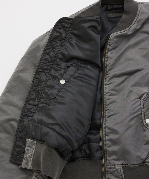 JOURNAL STANDARD(ジャーナルスタンダード)の「オーバー フィット ボンバー ブルゾン(その他アウター・メンズ・グレー/ブラック/ピンク・MEDIUM/LARGE)」の9枚目の写真