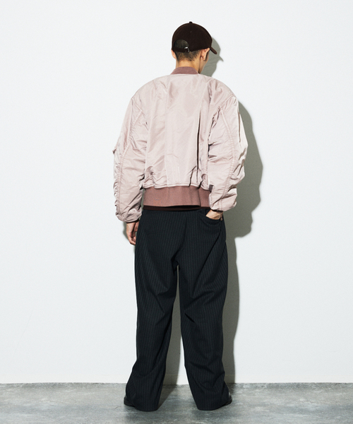 JOURNAL STANDARD(ジャーナルスタンダード)の「オーバー フィット ボンバー ブルゾン(その他アウター・メンズ・グレー/ブラック/ピンク・MEDIUM/LARGE)」の13枚目の写真