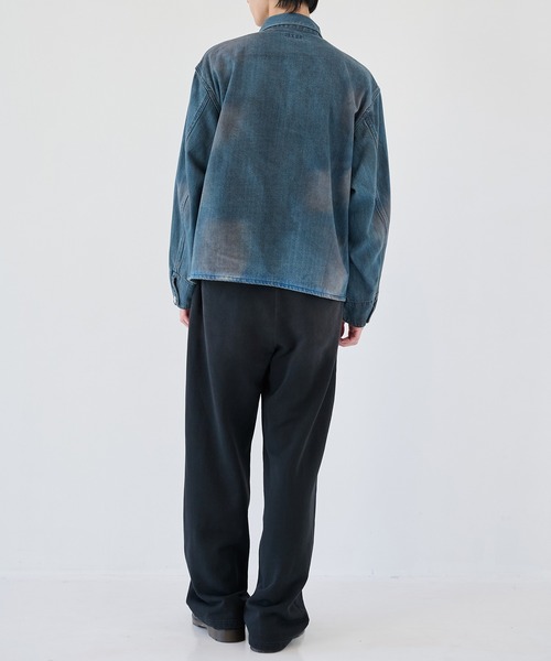 F-LAGSTUF-F(フラグスタフ)の「【F-LAGSTUF-F/フラグスタフ】DENIM C-A JACKET(デニムジャケット・メンズ・ブラック/インディゴブルー・L/M)」の5枚目の写真