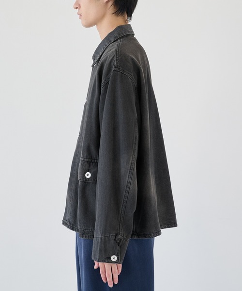 F-LAGSTUF-F(フラグスタフ)の「【F-LAGSTUF-F/フラグスタフ】DENIM C-A JACKET(デニムジャケット・メンズ・ブラック/インディゴブルー・L/M)」の16枚目の写真