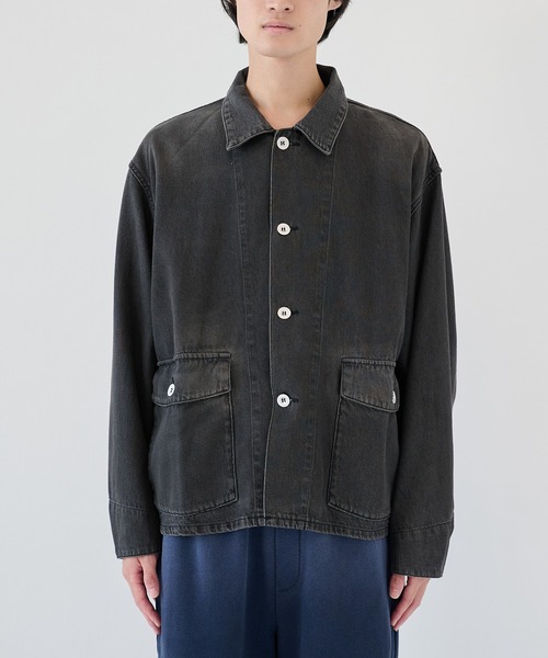 F-LAGSTUF-F(フラグスタフ)の「【F-LAGSTUF-F/フラグスタフ】DENIM C-A JACKET(デニムジャケット・メンズ・ブラック/インディゴブルー・L/M)」の17枚目の写真