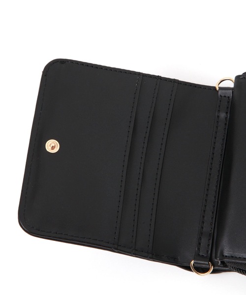 studio CLIP（スタディオクリップ）の「ストラップ付き折り財布（財布・レディース・ブラック/イエロー/その他2・FREE）」の13枚目の写真