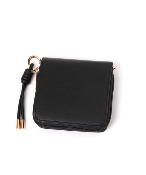 studio CLIP（スタディオクリップ）の「ストラップ付き折り財布（財布・レディース・ブラック/イエロー/その他2・FREE）」の5枚目の写真