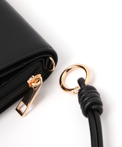 studio CLIP（スタディオクリップ）の「ストラップ付き折り財布（財布・レディース・ブラック/イエロー/その他2・FREE）」の9枚目の写真