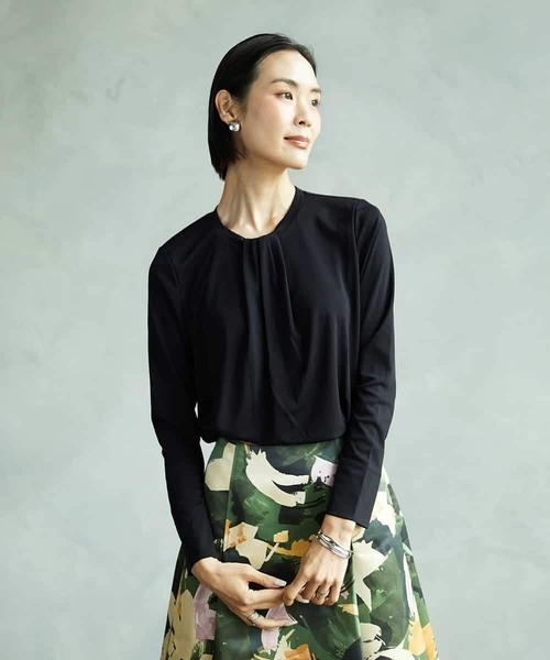 ボウタイ風ブラウソー（Tシャツ/カットソー）｜MICHEL KLEIN