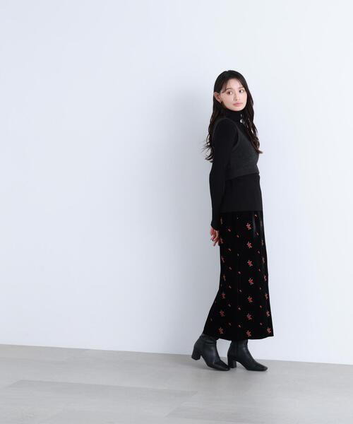 NATURAL BEAUTY BASIC(ナチュラルビューティーベーシック)の「◇【BLANC】ビスチェレイヤードニット(ニット/セーター・レディース・レッド/ブラック系その他・FREE)」の18枚目の写真
