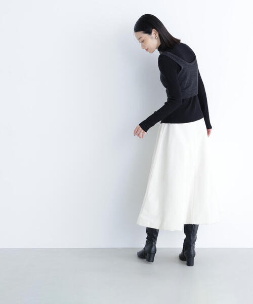 NATURAL BEAUTY BASIC(ナチュラルビューティーベーシック)の「◇【BLANC】ビスチェレイヤードニット(ニット/セーター・レディース・レッド/ブラック系その他・FREE)」の20枚目の写真