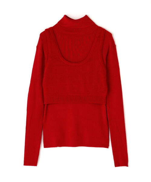 セール】◇【BLANC】ビスチェレイヤードニット（ニット/セーター