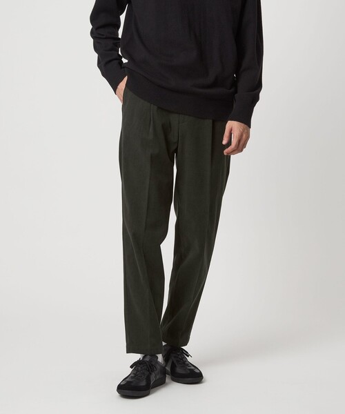 green label relaxing（グリーンレーベルリラクシング）の「【WEB限定】JUST fit コーデュロイ 1プリーツ イージースラックス パンツ -ストレッチ-（その他パンツ・メンズ・ダークブラウン/オリーブ/ダークグレー・S/M/L/XL/XS/XXL）」の9枚目の写真