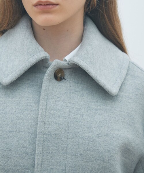 MACPHEE（マカフィー）の「メルトンビーバー ショートコート（その他アウター・レディース・ライトグレー/ネイビー・36）」の8枚目の写真