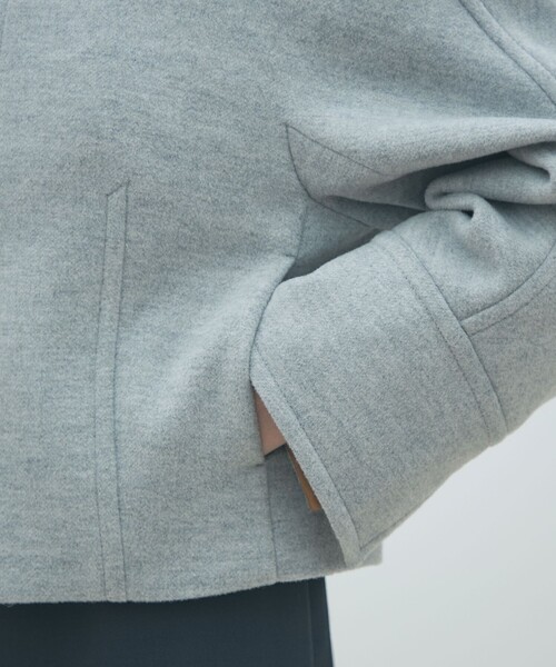 MACPHEE（マカフィー）の「メルトンビーバー ショートコート（その他アウター・レディース・ライトグレー/ネイビー・36）」の11枚目の写真