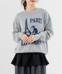 【refinedworks】スウェット ライクな ニット プルオーバー！