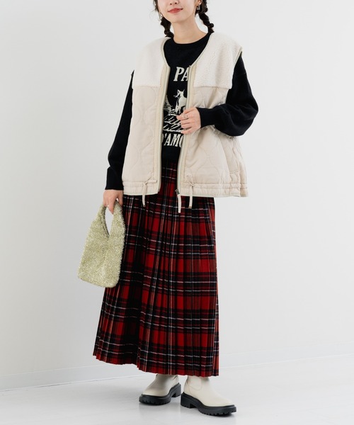 refinedworks（リファインドワークス）の「【refinedworks】スウェット ライクな ニット プルオーバー！（ニット/セーター・レディース・グレー/ブラック/ベージュ・FREE）」の12枚目の写真