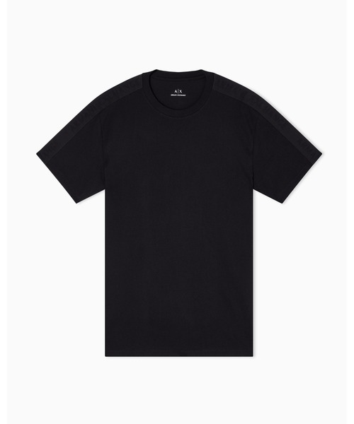 ARMANI EXCHANGE(アルマーニエクスチェンジ)の「【A|X アルマーニ エクスチェンジ】ロゴテープ 半袖クルーネックTシャツ/REGULAR(Tシャツ/カットソー・メンズ・ブラック/オフホワイト・XX-LARGE/LARGE/X-LARGE/X-SMALL/MEDIUM/SMALL)」の6枚目の写真