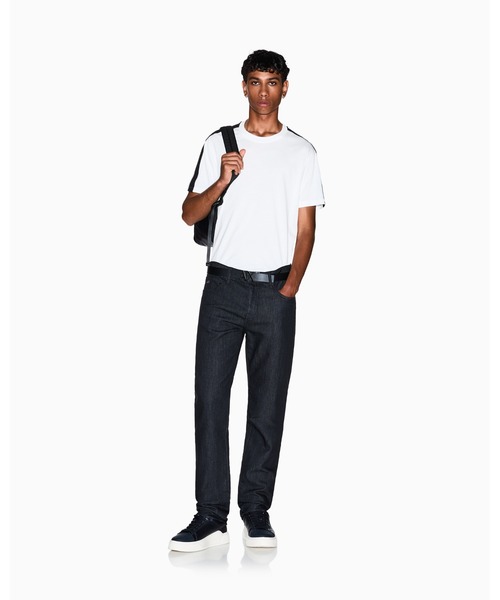 ARMANI EXCHANGE(アルマーニエクスチェンジ)の「【A|X アルマーニ エクスチェンジ】ロゴテープ 半袖クルーネックTシャツ/REGULAR(Tシャツ/カットソー・メンズ・ブラック/オフホワイト・XX-LARGE/LARGE/X-LARGE/X-SMALL/MEDIUM/SMALL)」の9枚目の写真
