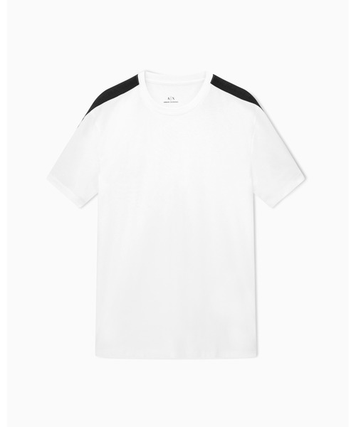 ARMANI EXCHANGE(アルマーニエクスチェンジ)の「【A|X アルマーニ エクスチェンジ】ロゴテープ 半袖クルーネックTシャツ/REGULAR(Tシャツ/カットソー・メンズ・ブラック/オフホワイト・XX-LARGE/LARGE/X-LARGE/X-SMALL/MEDIUM/SMALL)」の10枚目の写真