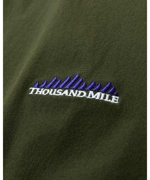THOUSAND MILE（サウザンドマイル）の「[L's]FRENCH SLEEVE SHIRT & LONG PANTS SET NY/PU/フレンチスリーブシャツ＆ロングパンツセット【撥水,４WAYストレッチ, UVカット,セットアップ】（セットアップ・レディース・チャコールグレー/ブラック/カーキ/オリーブ/ネイビー/レンガ・FREE）」の18枚目の写真