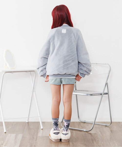 algy（アルジー）の「リバーシブルブルゾン（ブルゾン・キッズ・ピンク/ブラック/カーキ・XX-SMALL/X-SMALL/SMALL/MEDIUM）」の7枚目の写真