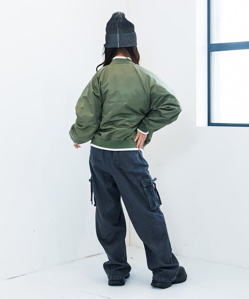 algy（アルジー）の「リバーシブルブルゾン（ブルゾン・キッズ・ピンク/ブラック/カーキ・XX-SMALL/X-SMALL/SMALL/MEDIUM）」の11枚目の写真