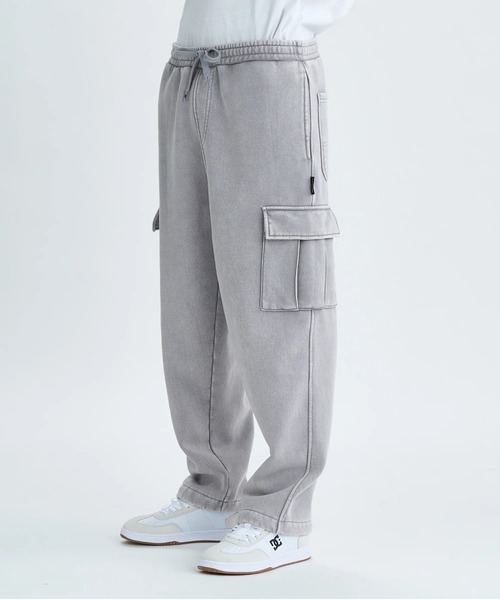 DC SHOES(ディーシーシューズ)の「25 HIDDEN FLEECE CAR/DCヴィンテージライクフリースカーゴパンツ(カーゴパンツ・メンズ・アンティークシルバー/グレイッシュベージュ/ブラック×ブラック/ブラック系その他・MEDIUM/LARGE/X-LARGE)」の4枚目の写真