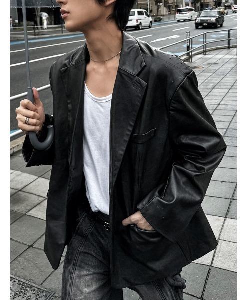 セール】ロークラシックレザーブレザージャケット（ライダース