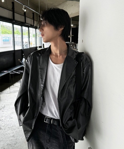 セール】ロークラシックレザーブレザージャケット（ライダース