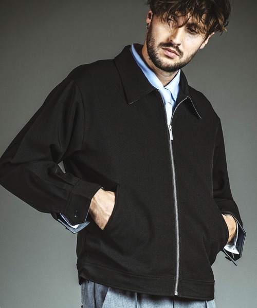 NO ID.（ノーアイディ）の「【NO ID.】Swing Top Blouson / スイング トップ ブルゾン（ブルゾン・メンズ・ブラック/グレー・ONE SIZE）」の2枚目の写真