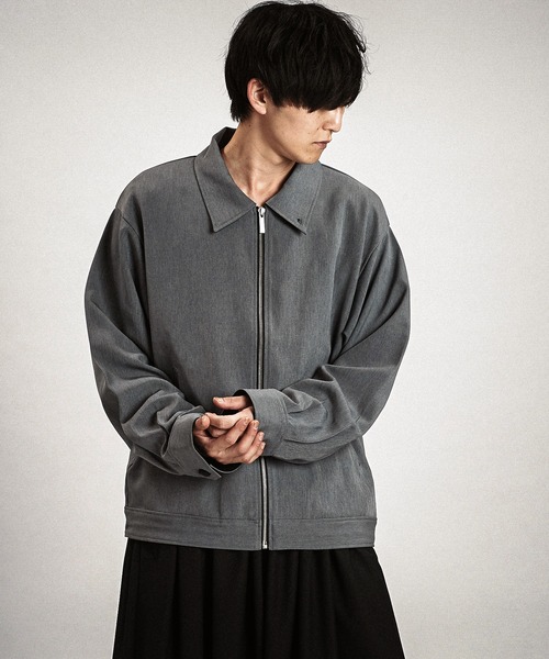 NO ID.（ノーアイディ）の「【NO ID.】Swing Top Blouson / スイング トップ ブルゾン（ブルゾン・メンズ・ブラック/グレー・ONE SIZE）」の4枚目の写真