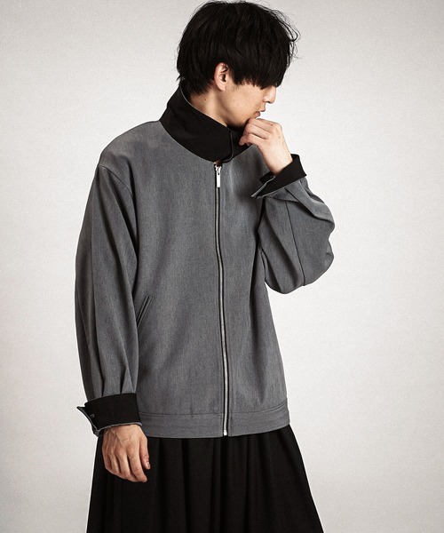 NO ID.（ノーアイディ）の「【NO ID.】Swing Top Blouson / スイング トップ ブルゾン（ブルゾン・メンズ・ブラック/グレー・ONE SIZE）」の6枚目の写真